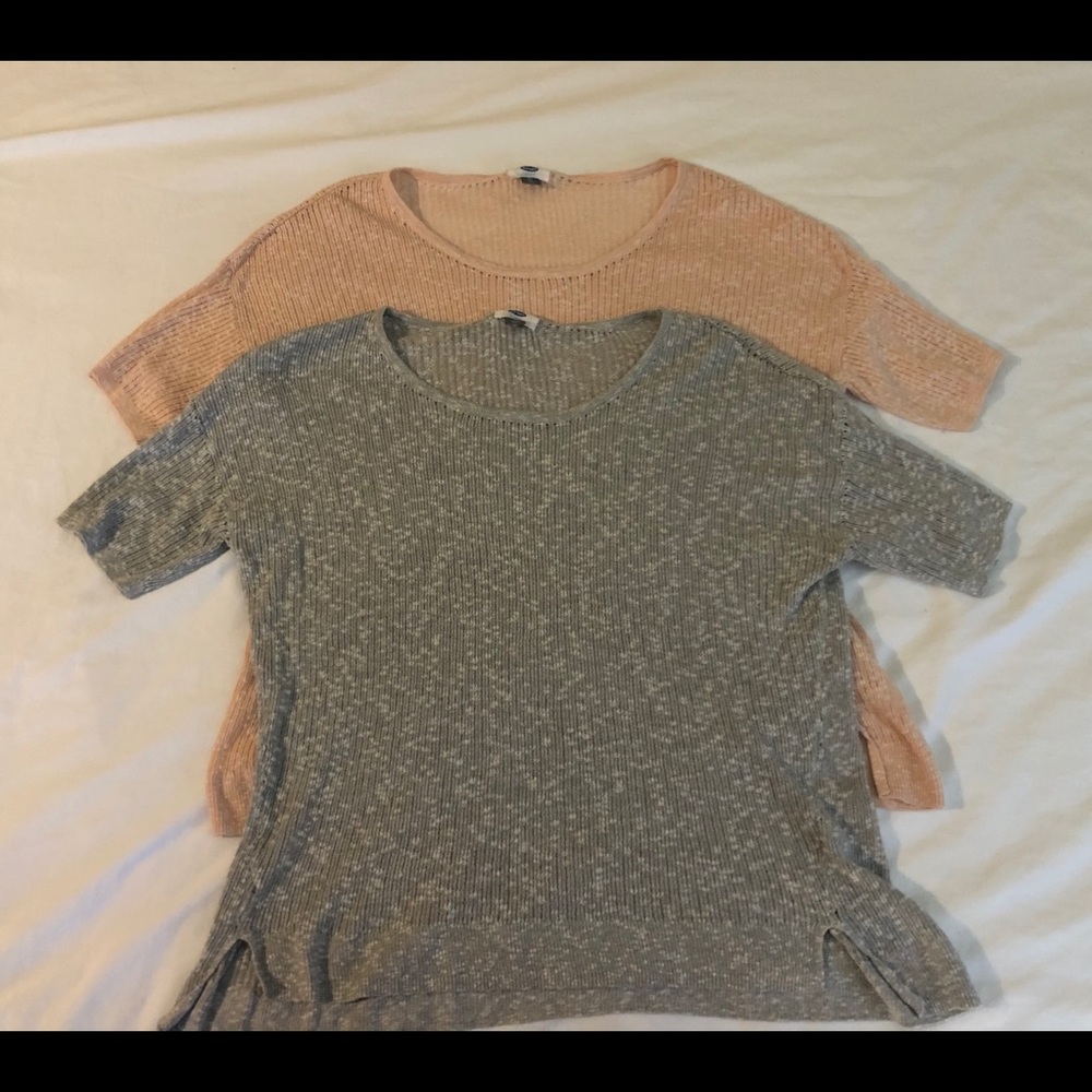 Old Navy knit 3/4 sleeve sweaters-bundle
